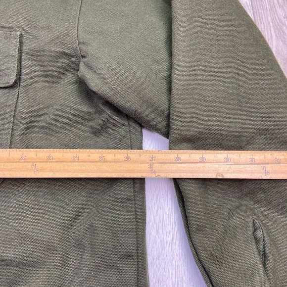 VINTAGE Anchor Blue Jacket Mens XL Green Full Zip Quilted Lined WorkWear Men * - Picture 6 of 15